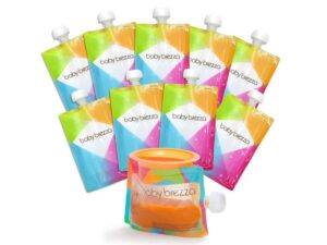 Reusable Baby Food Pouches, 10 Pack