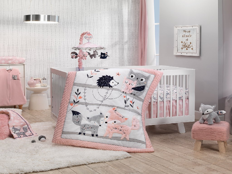 Lambs and ivy girl crib bedding best sale