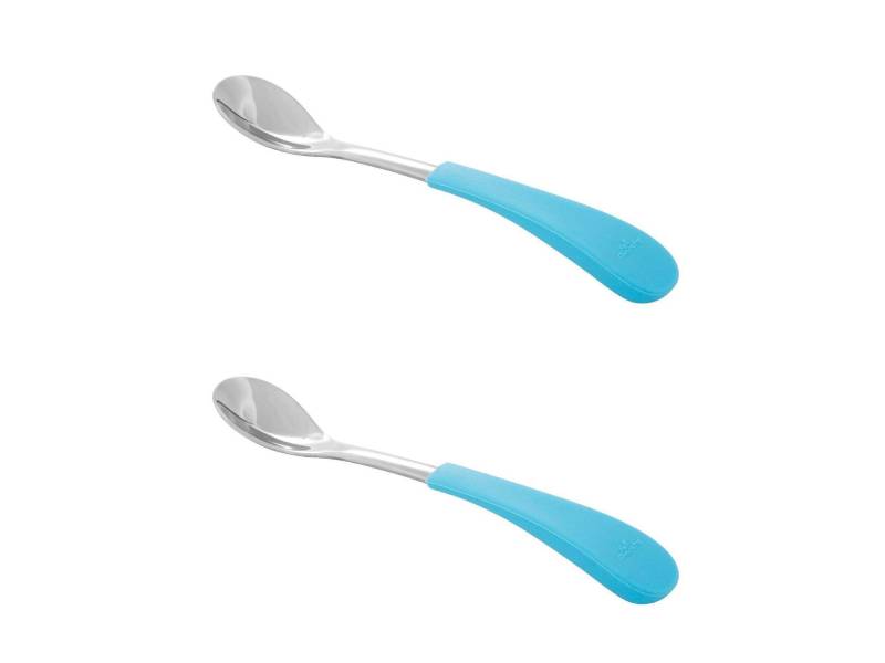 Stainless Steel Baby Spoons 2 Pack – USA Baby PR