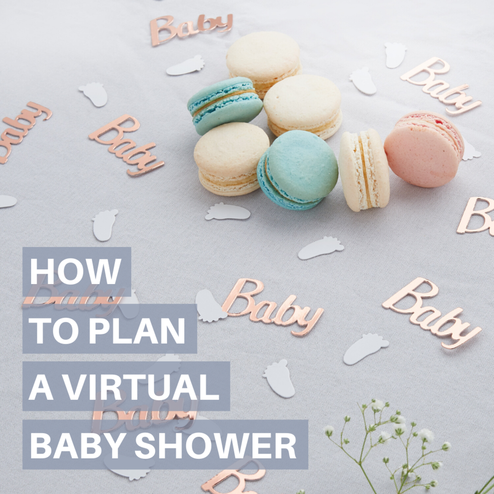 virtual baby shower idea
