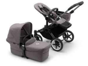 Bugaboo Donkey 5 Mono Complete Stroller Bundle Graphite Grey Melange